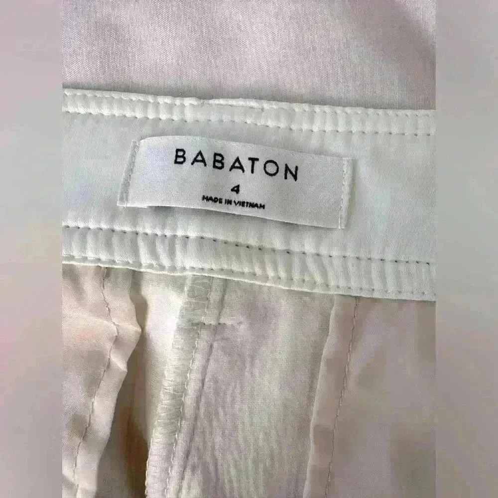 Babaton Aritzia Vegan Leather Command Cropped Pant Size 4 - Picture 7 of 12